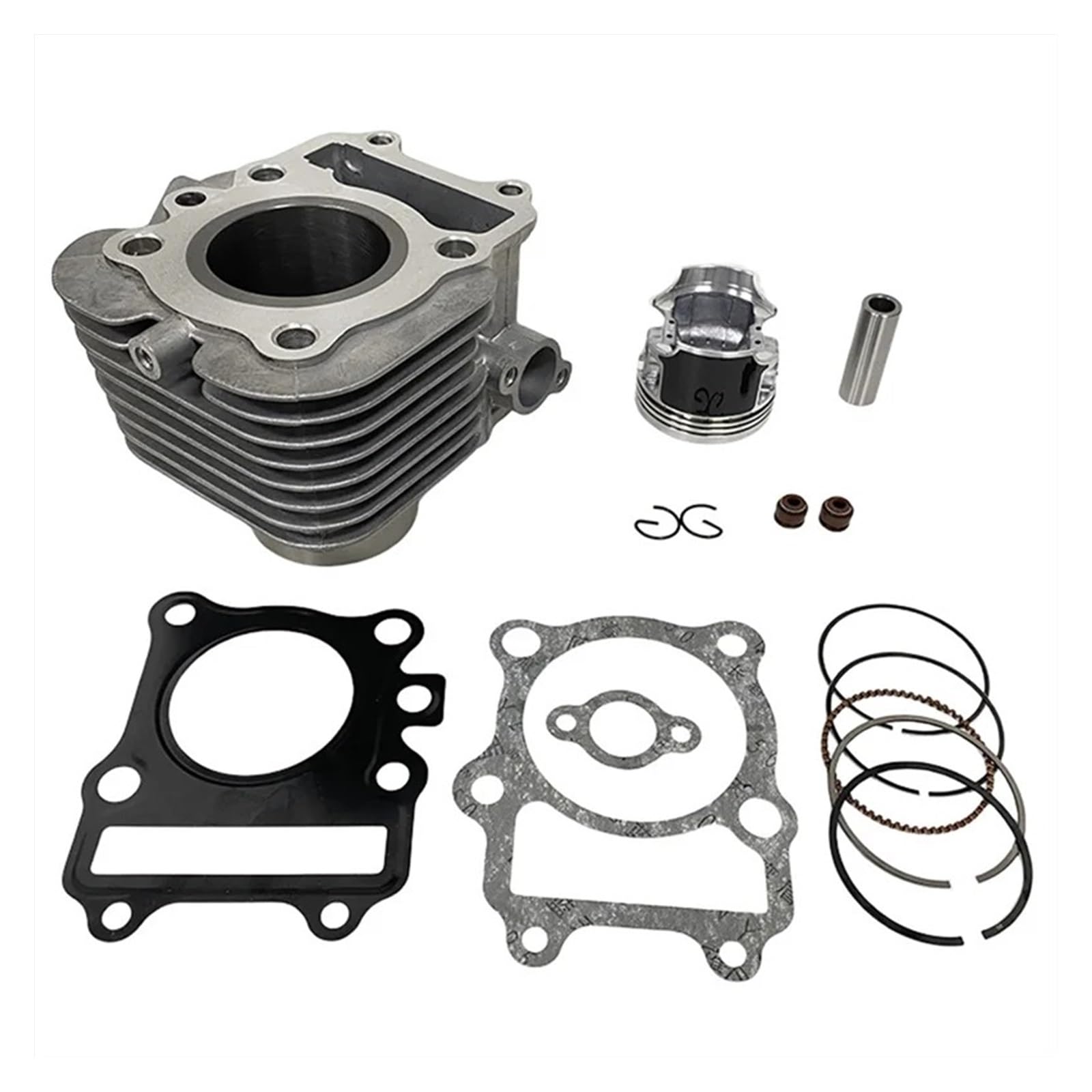 Cilindro Pistone Kit All'avanguardia-Per Suzuki Per GS125 GN125 EN125 GZ125 DR125 AN125 125Cc 52Mm Motore Motociclo Cilindro Pistone Kit Sostituzione