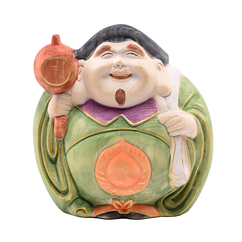 立派な七福神彫り/一木彫り置物 開運 金運 商売繁盛 縁起物 | VINCULUM.RU