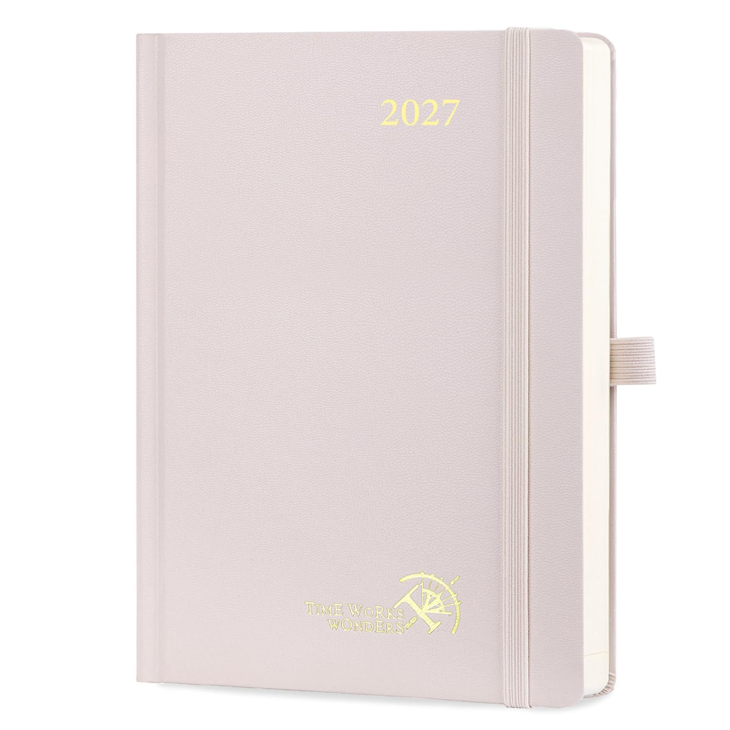 POPRUN Day per Page Diary 2027 A5 Hardback Day to Page Daily Planner โ image 1