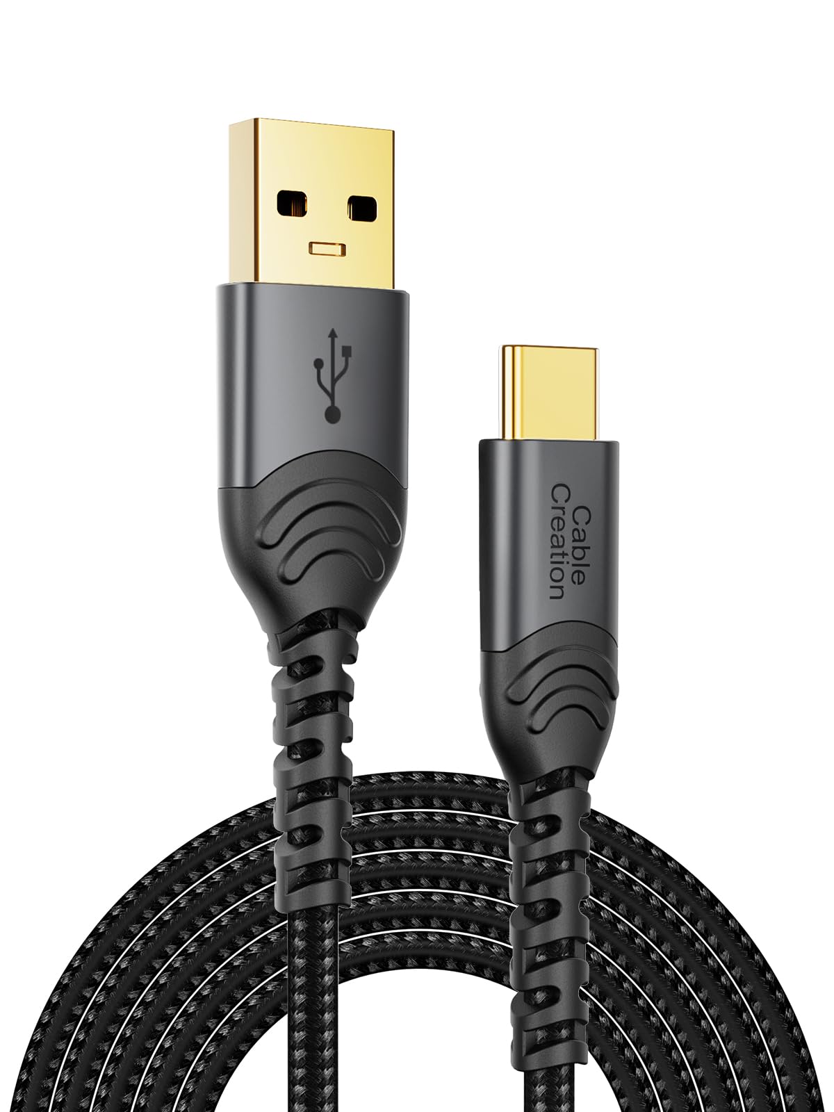 CableCreation USB Cable 6.6FT, USB-A to USB-C Fast Charge Braided Type C Data Cord for Power Bank, Galaxy S23, iPad Pro iPad mini, iPad Pro,iPhone 15/