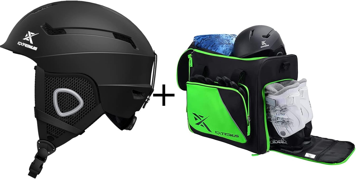 Extremus Ski Helmet with Ski Boot Bag Sports & Outdoors
