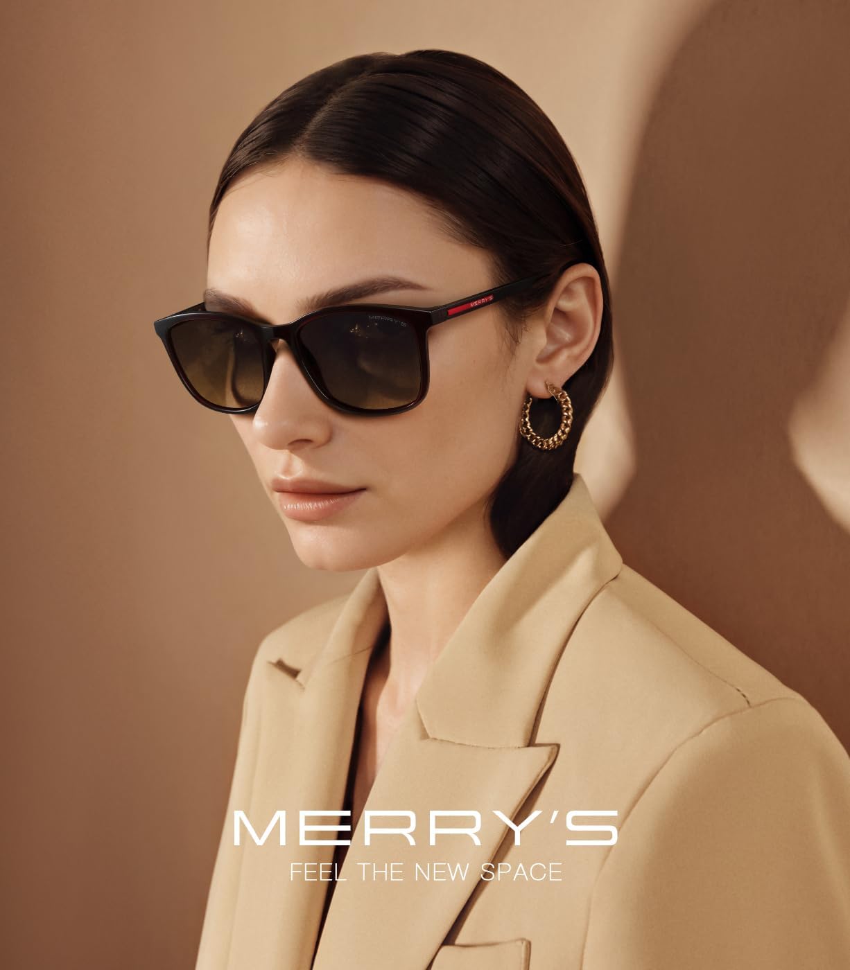 MERRY'S Square Polarized Sunglasses for Men Women Ultralight Shades Driving Fishing Golf UV400 S8668 - Image 2