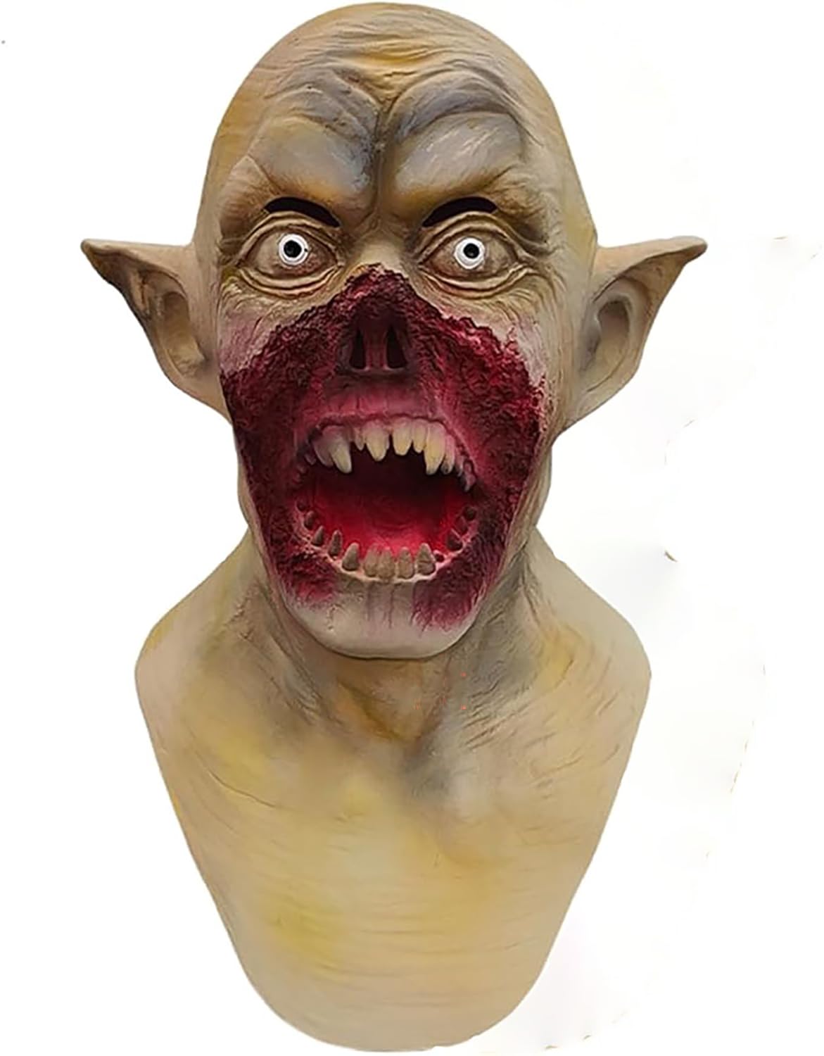 Azhong toys Máscara de Halloween de de Látex Máscara Terrorífica para Adultos Accesorio para Fiesta de Disfraces y Cosplay de Halloween