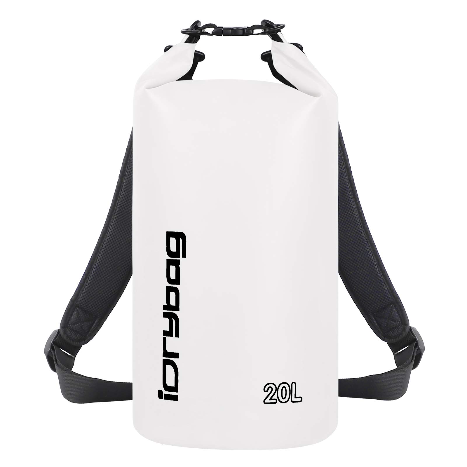 IDRYBAG Sacca Impermeabile per Kayak Impermeabili 2L/5L/10L/15L/20L/30L/40L, Sacchetto Impermeabile Piccolo che Galleggia, Sacca Impermeabile per Paddleboarding e Viaggi