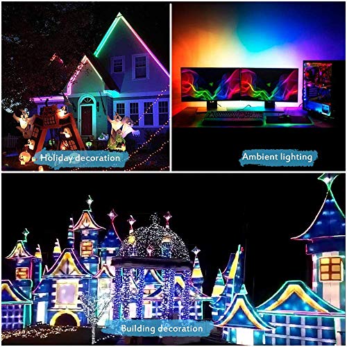 Tira LED ALITOVE WS2811 Dream Color RGB 16.4ft 300 LEDs miniatura 5