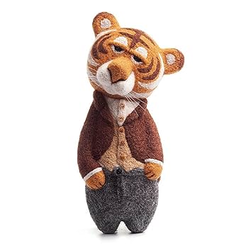 Amazon.co.jp: ジアン 羊毛フェルト 手芸キット くま トラ