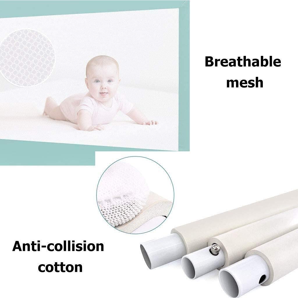Baby Playpen Baby Bed Rail Queen Size, Bed Guard Dispositivo de Seguridad de elevación Vertical para Juguete de Cuna de bebé (Tamaño: 200 cm (78 Pulgadas))