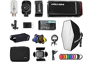 eVOLV 200 R2 TTL Pocket Flash Strobe Light Kit: Ultra-Portable, High-Powered Lighting Solution