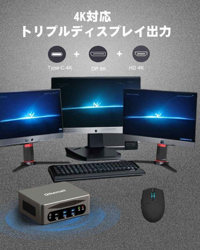 Amazon.co.jp: ミニ PC Windows 11 コア i7 1360P、ミニパソコン 32 GB