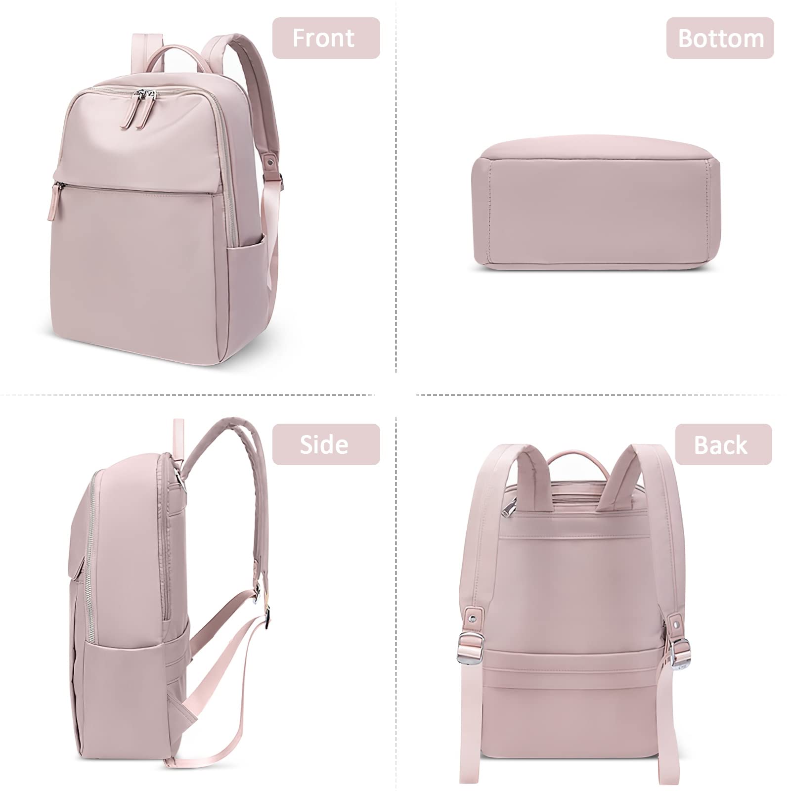DIRRONA Zaino Alla Moda da Donna Zaino da Viaggio Con Scomparto Per Laptop Zaino da Ragazza Casual da Donna Zaino da Viaggio Business College School Bookbag con Tracolla Borse a Tracolla