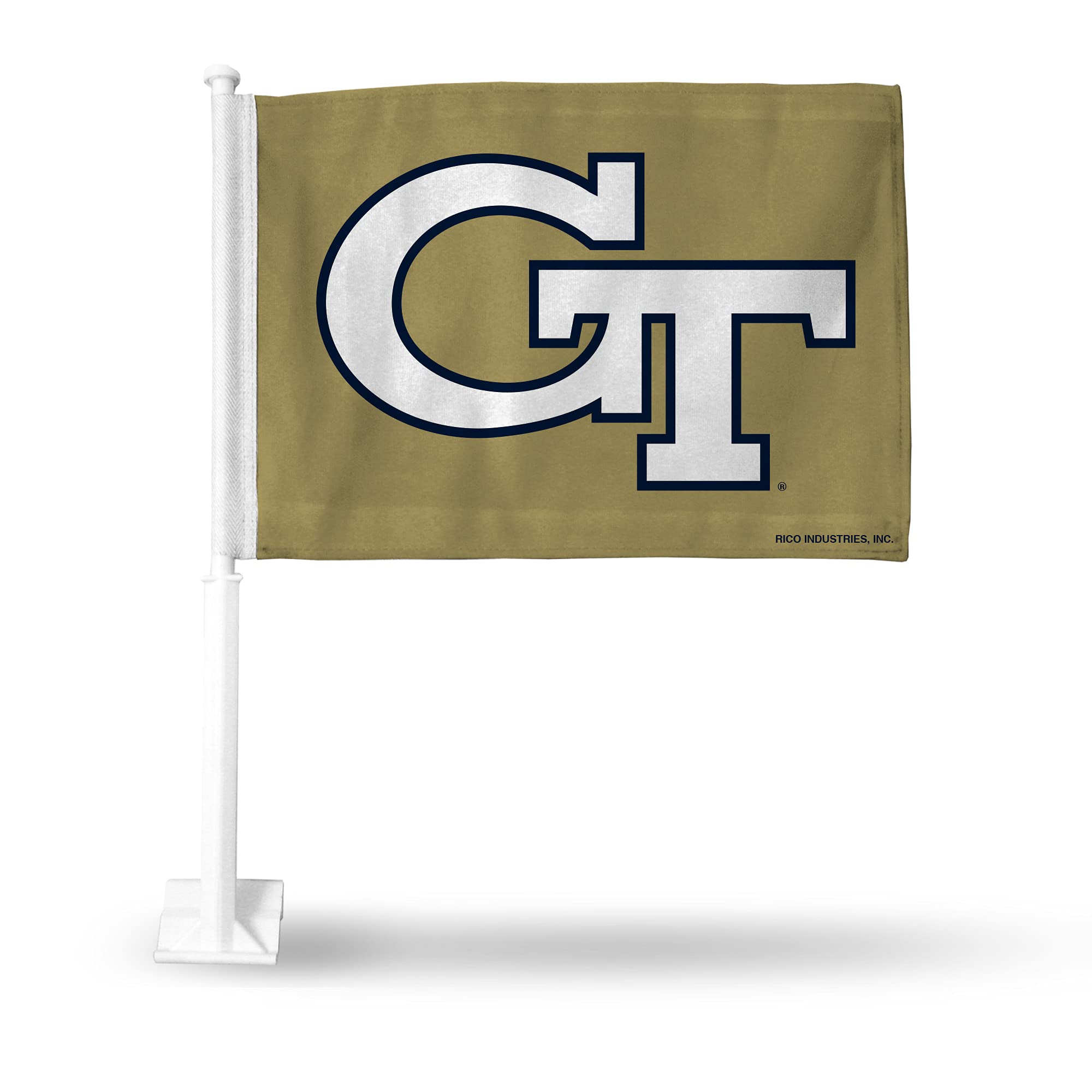 Rico Industries NCAA Georgia Tech Yellow Jackets Alternate Double Sided Double Sided Car Flag - 16