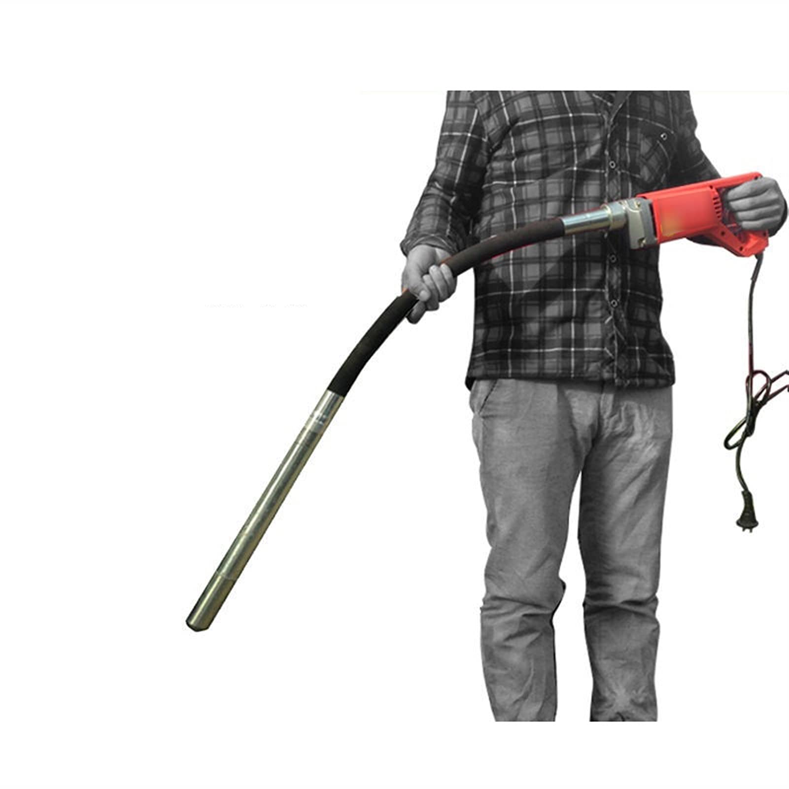 Betonmischer, Handmacht Betonvibratoren Zementblaseentferner mit 1m 1,2 m 1,5m. Kupferstangenbetonwerkzeuge(800W motor (without rod))