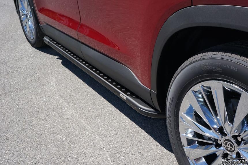 Estribos laterales Romik para Toyota Grand Highlander 2024 miniatura 4