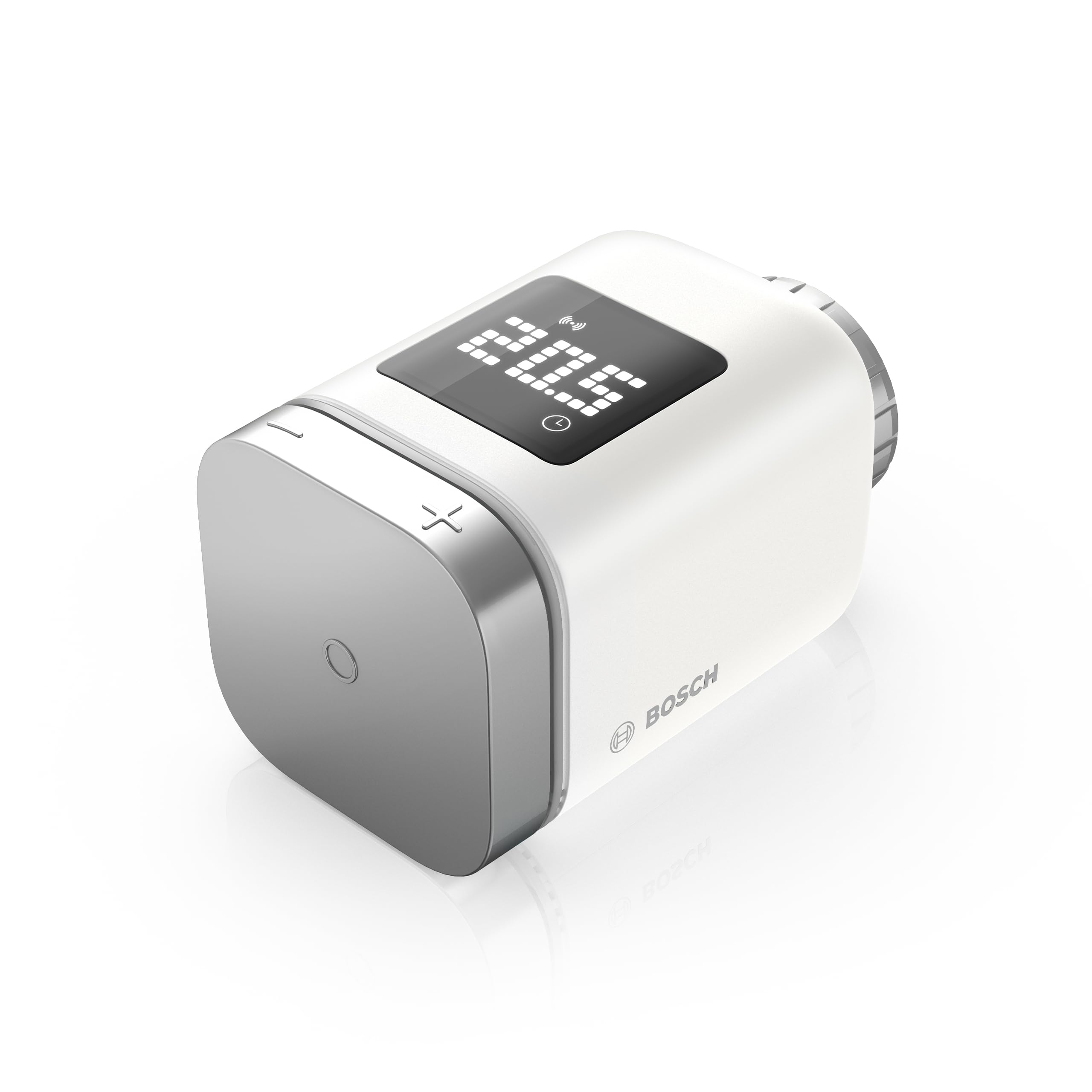 Bosch Smart Home Heizkörper-Thermostat II [+M], smartes Heizkörperthermostat für intelligentes Heizen & Energiesparen, mit Matter, App-Steuerung, kompatibel mit Apple Home, Google Home & Alexa