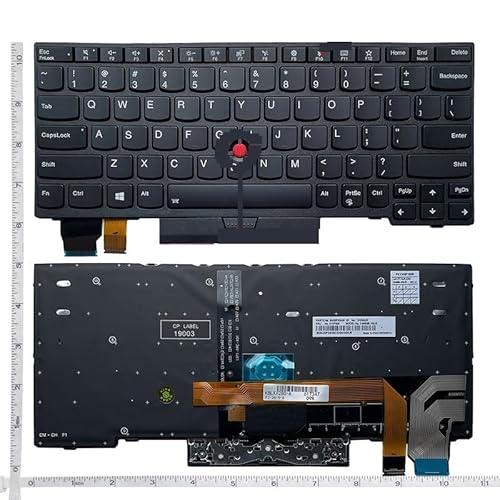 US Laptop keyboard For ThinkPad for X280 A285 X390 X395 L13 for Yoga S2 5th X13 Gen1 Gen2 Gen6(US Backlight)