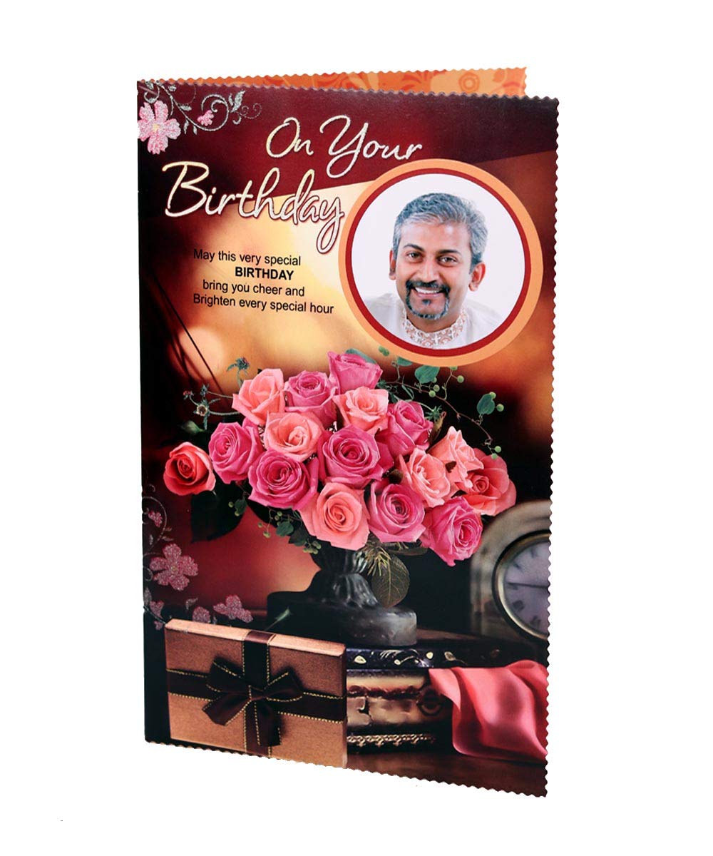 Red Moments Personalized Greeting Card for Birthday