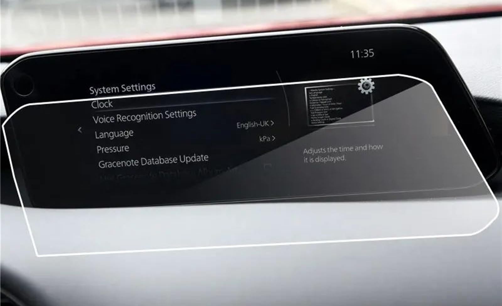 YoumeroCompatible With Mazda 3 2019 2020 2021 8.8Inch Car GPS Navigation LCD Screen Tempered Glass Screen Protector Film Car GPS Navigation Film