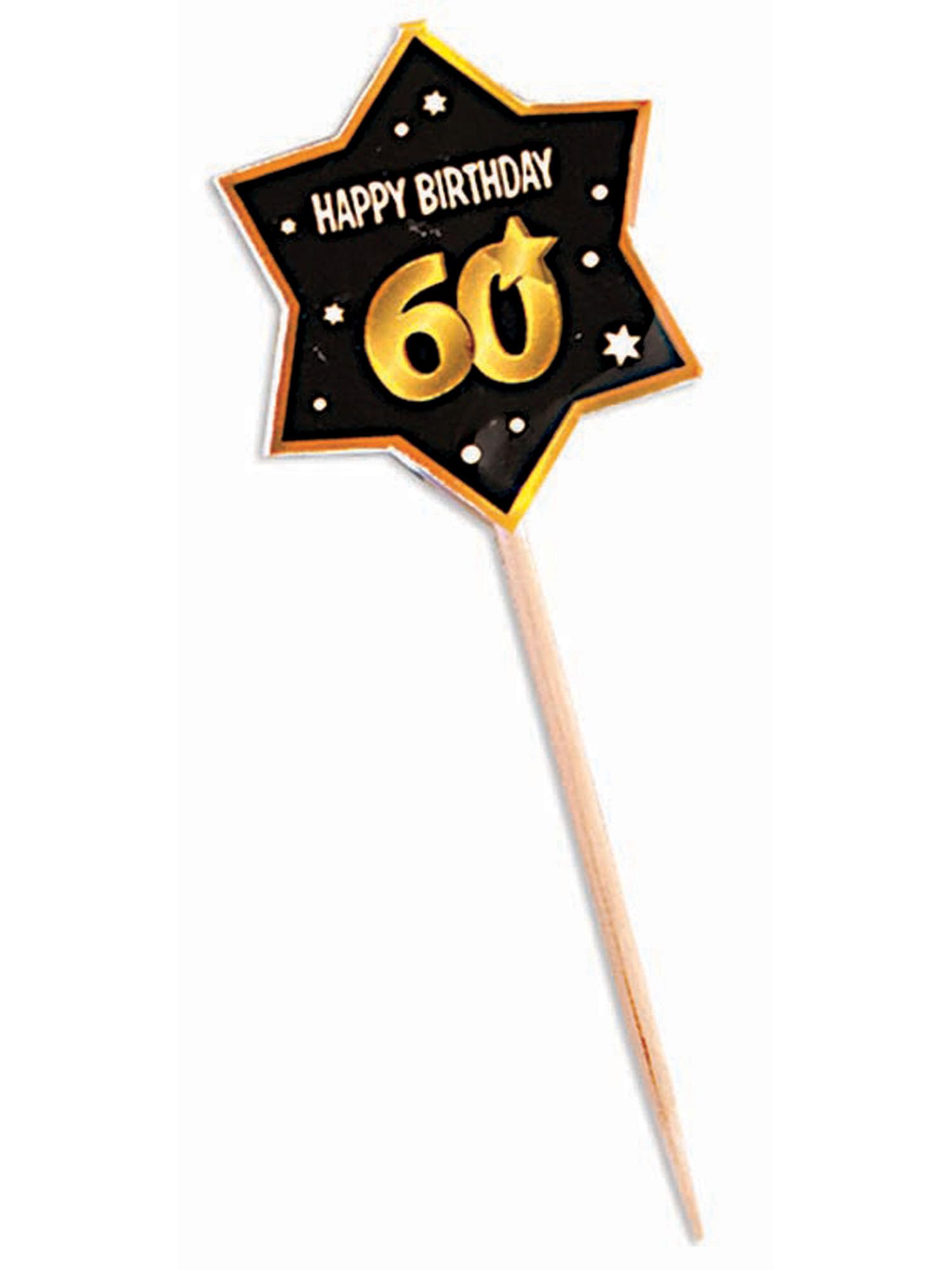 60e étiquette de badge célébration anniversaire en couleur dorée