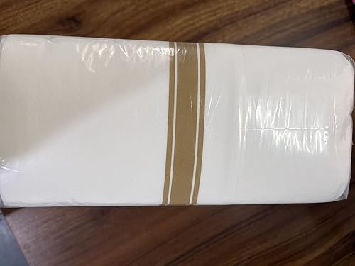 Miniatura 10 de JEBBLAS Servilletas desechables de tacto de lino, bolsillo integrado para cubiertos, servilletas decorativas de boda, servilletas de fiesta