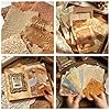 168Pcs Scrapbook Supplies Kit Textured Paper, Rice Paper For Scrapbooking Paper,Junk Journal Supplies,Decorative Decoupage Card Making Supplies,And DIY Mixed Media Collage Card,Vintage Wall Decor #4