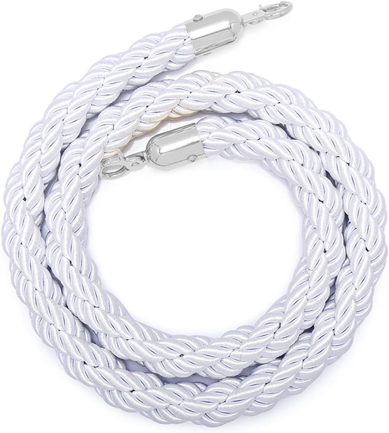 Lina do kontroli tłumu 32 mm, haki ze stali nierdzewnej, kolejki na