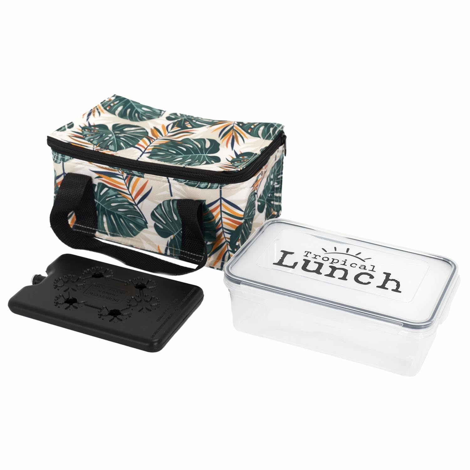 Deconation - Lote de 3 almuerzos con bolsa fresca isotérmica de 75 cl a juego – Caja de comida nómada