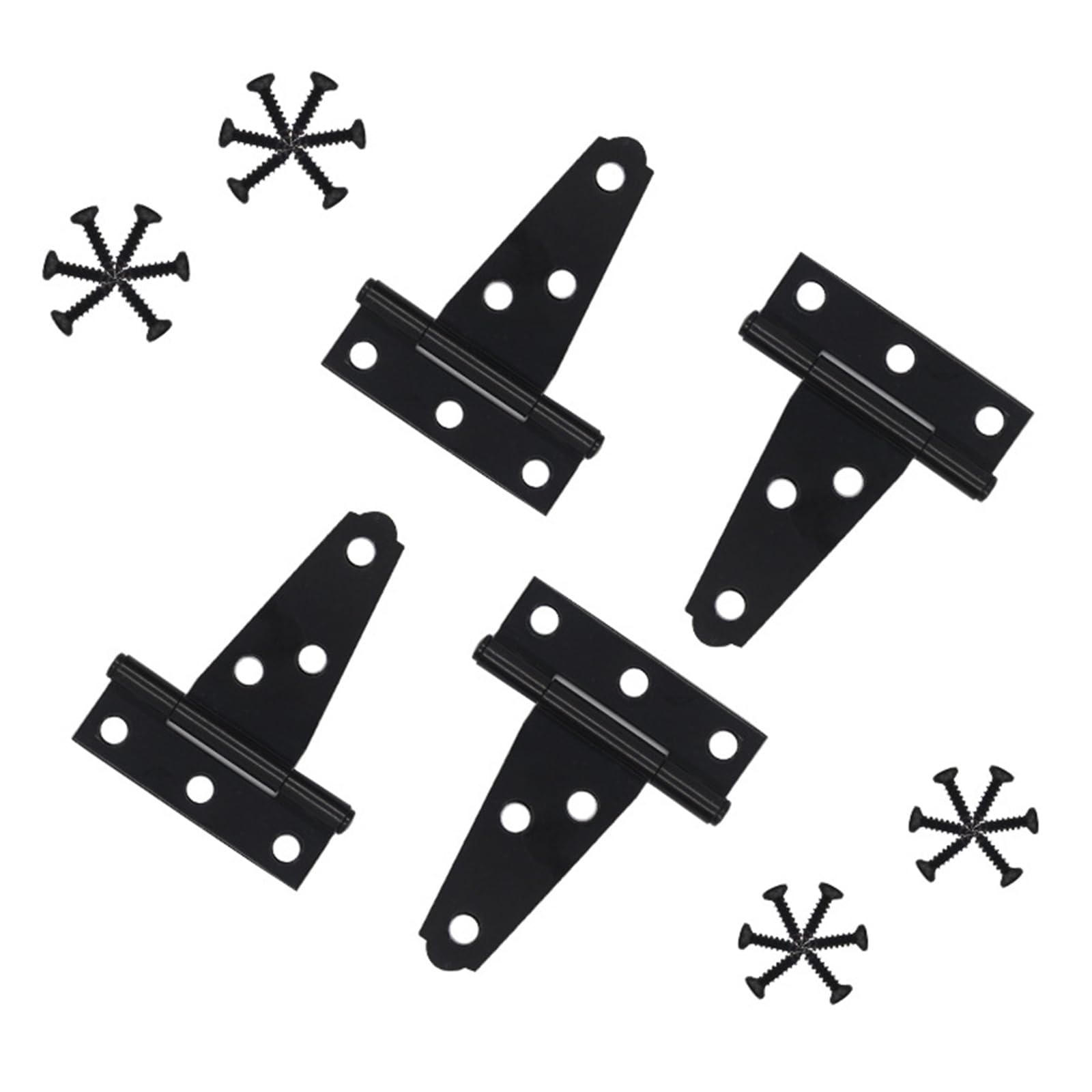 Professional T Hinges Rustproof Shed Hinges for Outdoor Gate Heavy Duty Metal Hardware Simple Install for Sheds & Barns T Straps Barn Door