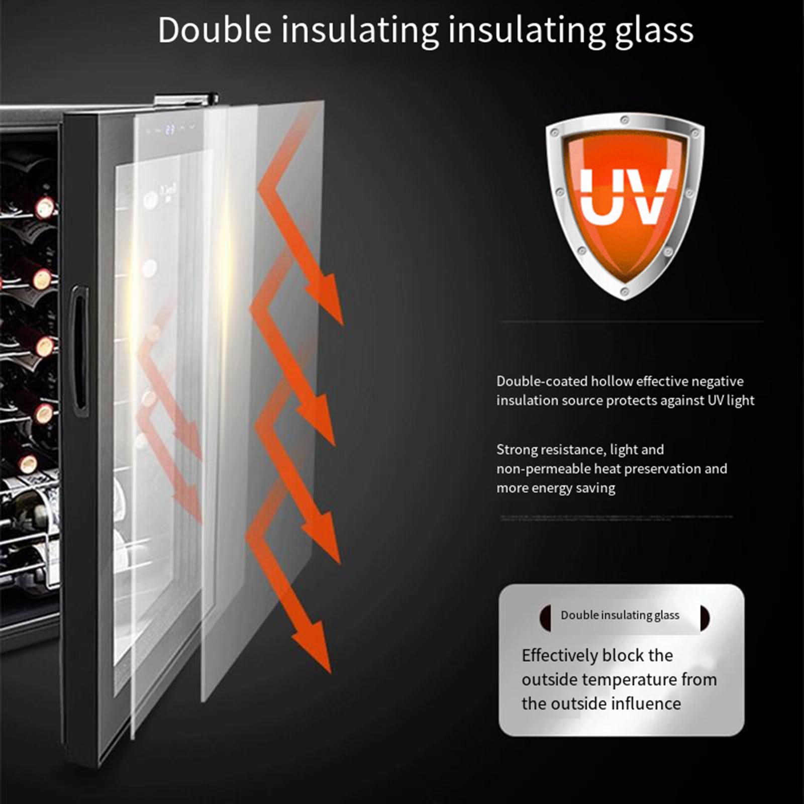 Refrigerador de vino inteligente de temperatura constante de 70L, refrigerador eléctrico para bebidas de té para el hogar, refrigerador de vitrina,B