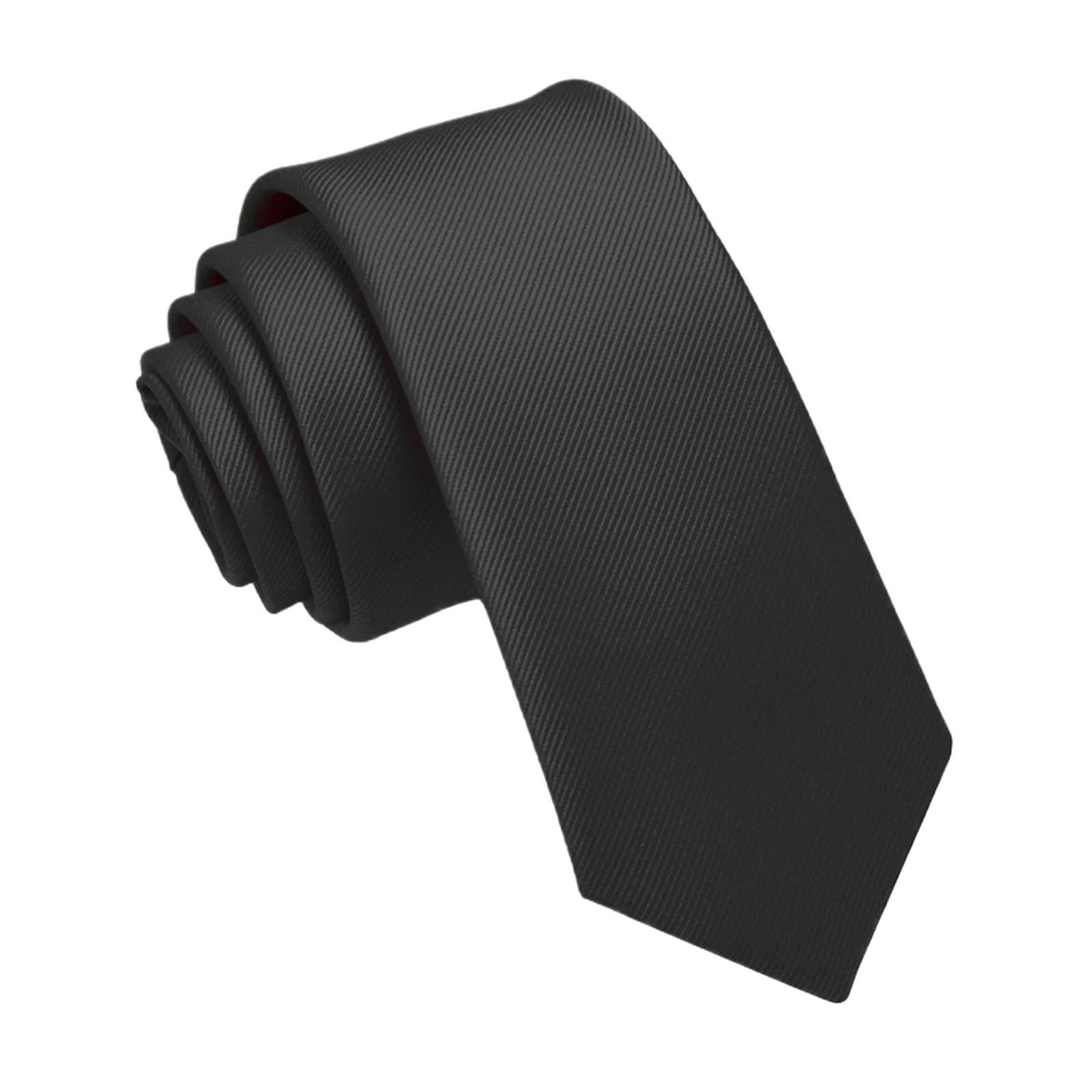 3 pièces hommes cravate 6 cm mince maigre solide plaine for fête de mariage Pour Travail