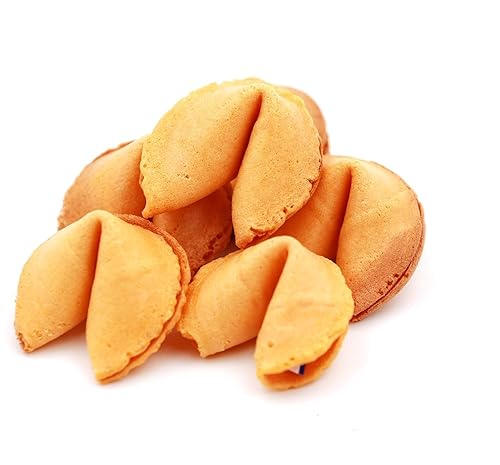 Miniatura 8 de Fortune Cookies - Paquete de 50 galletas de primera calidad de Estados Unidos horneadas individualmente, paquete a granel, galletas chinas de la