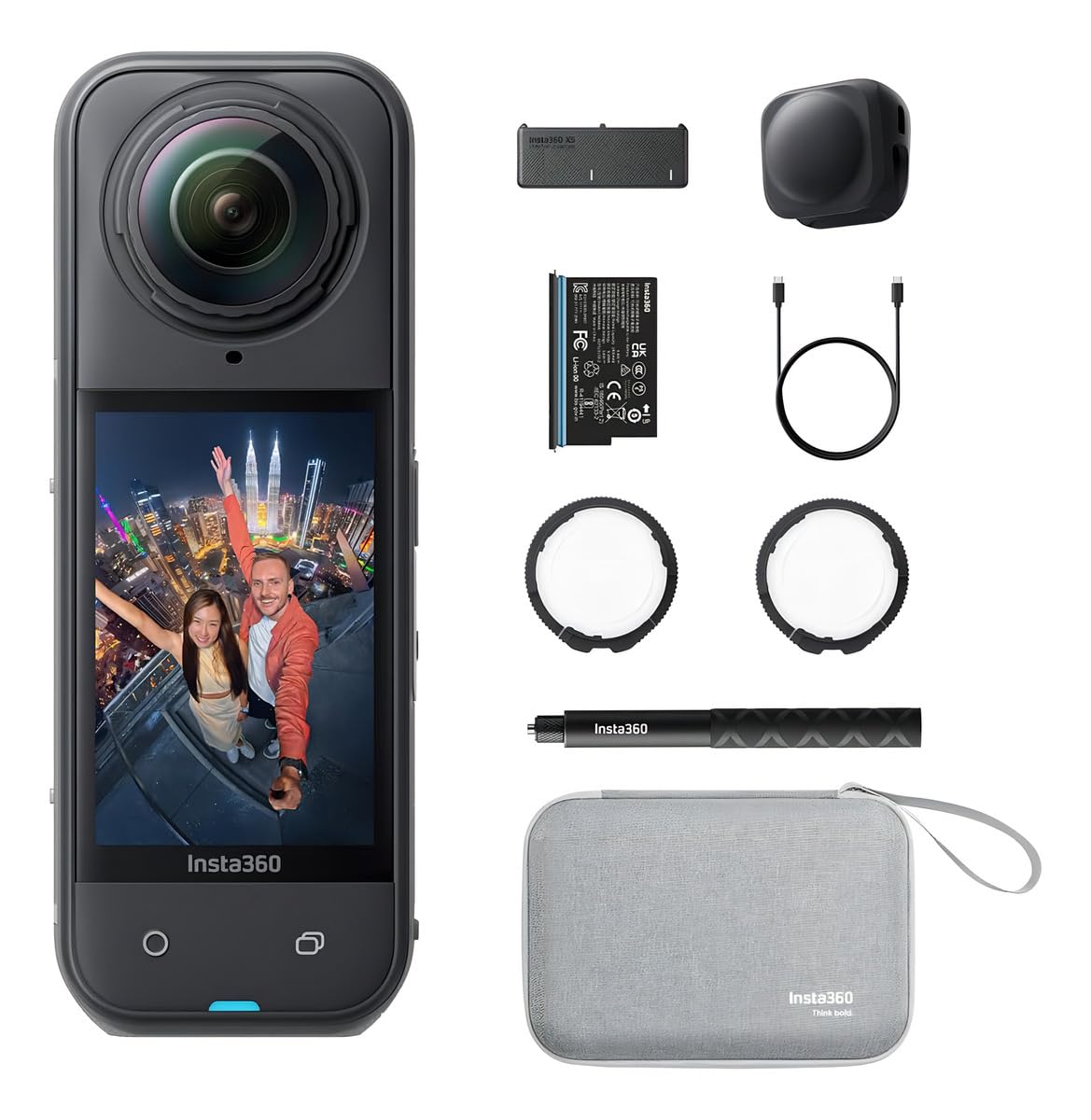 Amazon.com : Insta360 X5 Essentials Bundle-8K Waterproof 360