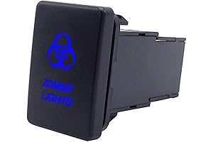 WeiSen Zombie Lights Symbol Rocker Switch with Connector Wire Kit