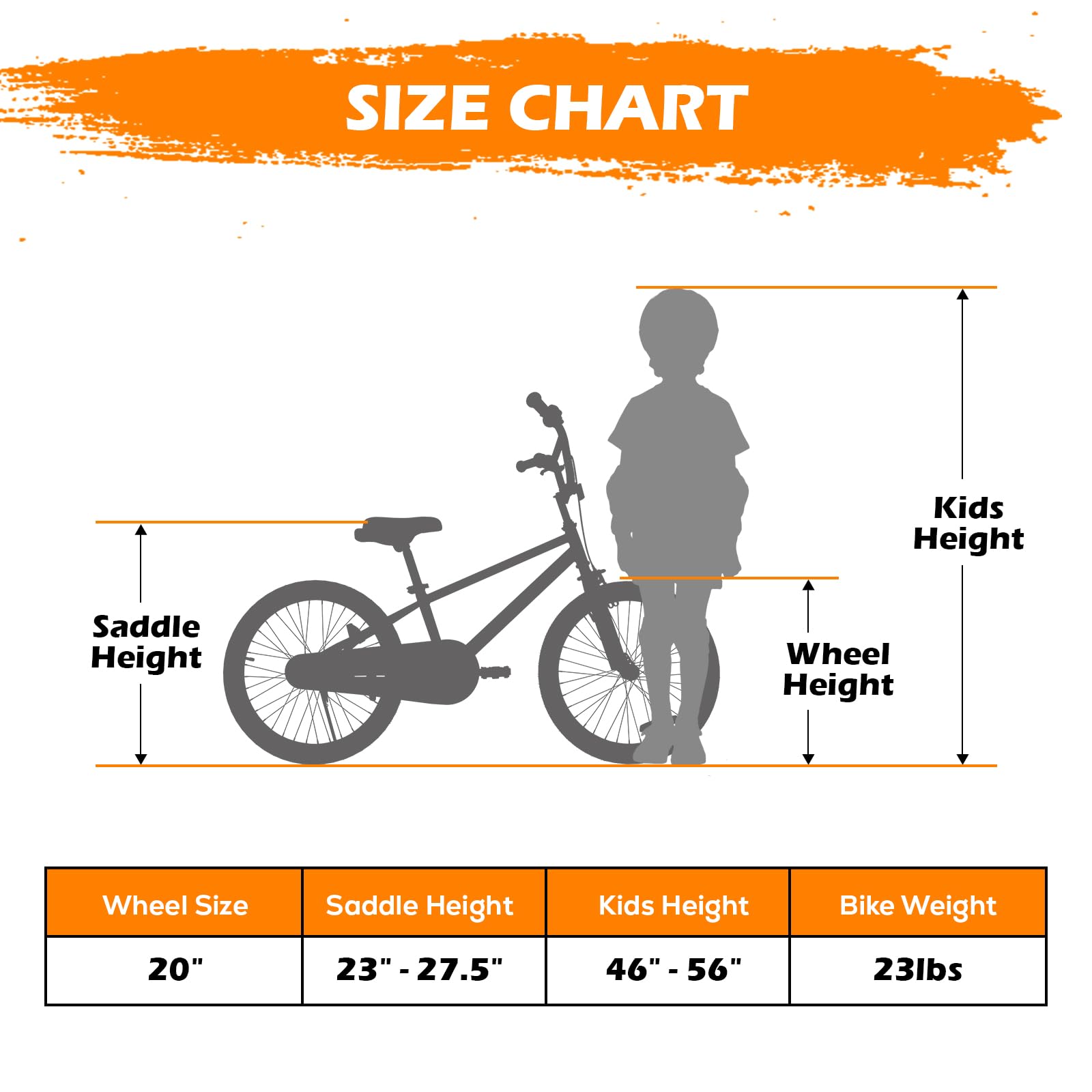 WEIZE Kids Bike,14 16 20 Inch Children Bicycle for Boys Girls Ages 3-12 Years Old, Rider Height 32-60 Inch, Coaster Brake, Multiple Color Options