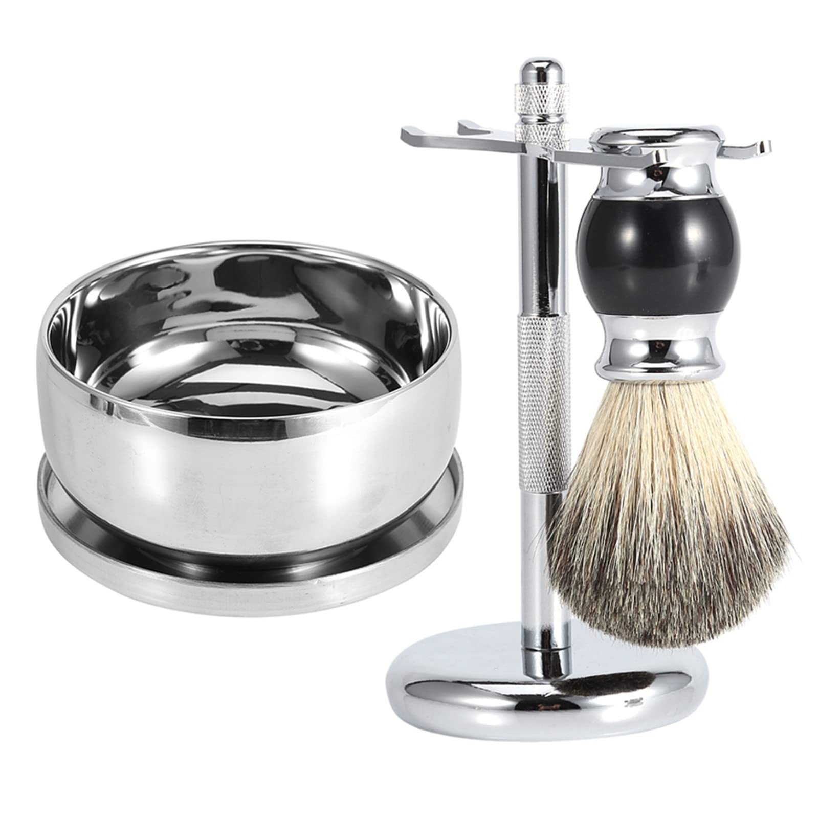Kit di strumenti da barba da uomo, Kit pennello da barba, Strumento da barba professionale da uomo, Kit ciotola da barba in lega, Kit da barba da uomo per viaggi a casa