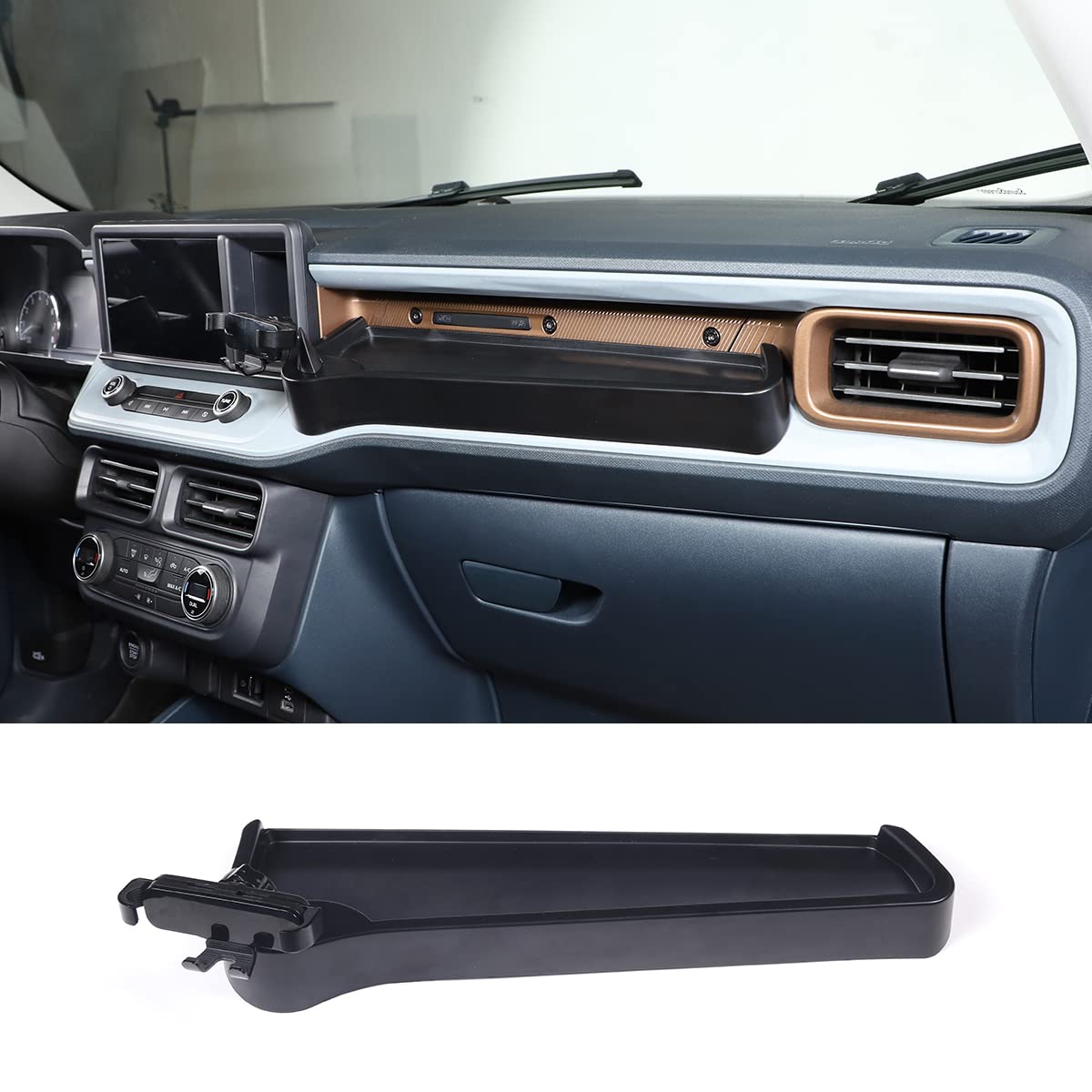 Plateau de rangement copilote pour Ford Maverick 2022 2023 en ABS
