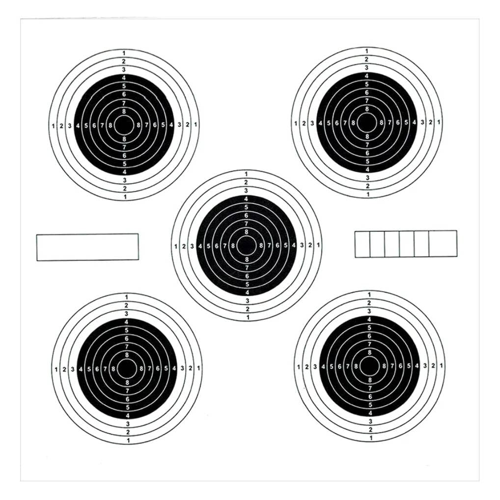 ADCHOP Besagli 14x14 cm 200 gr Confezione 100 pezzi tiro al bianco Airsoft Aria compressa