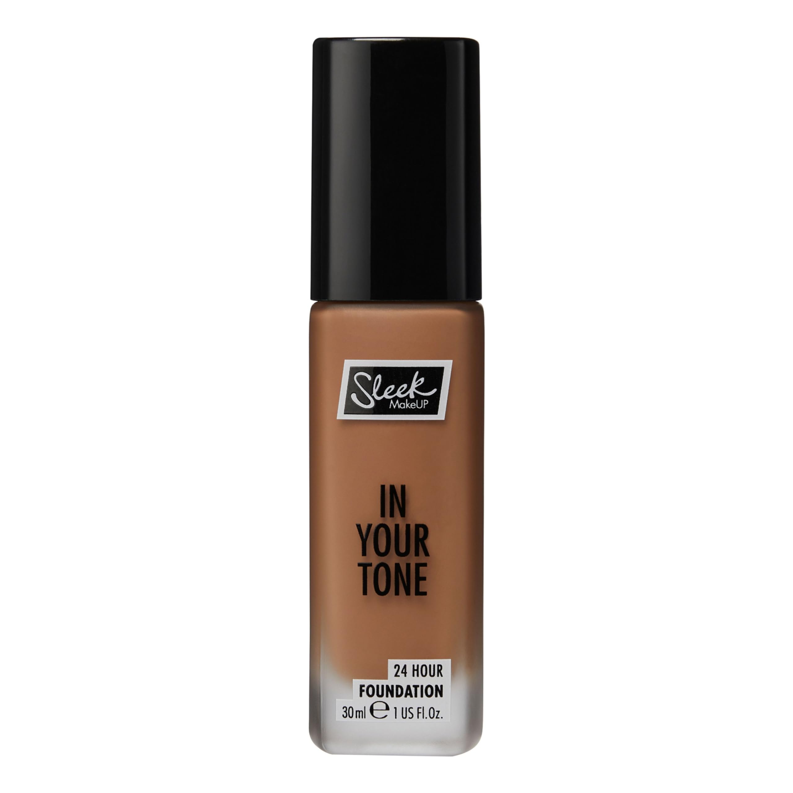SLEEKMakeUP In Your Tone 24 Hour Foundation, Medium Buildable Coverage in 30 Shades, Semi-Matte Flawless Finish, 9N, 30ml
