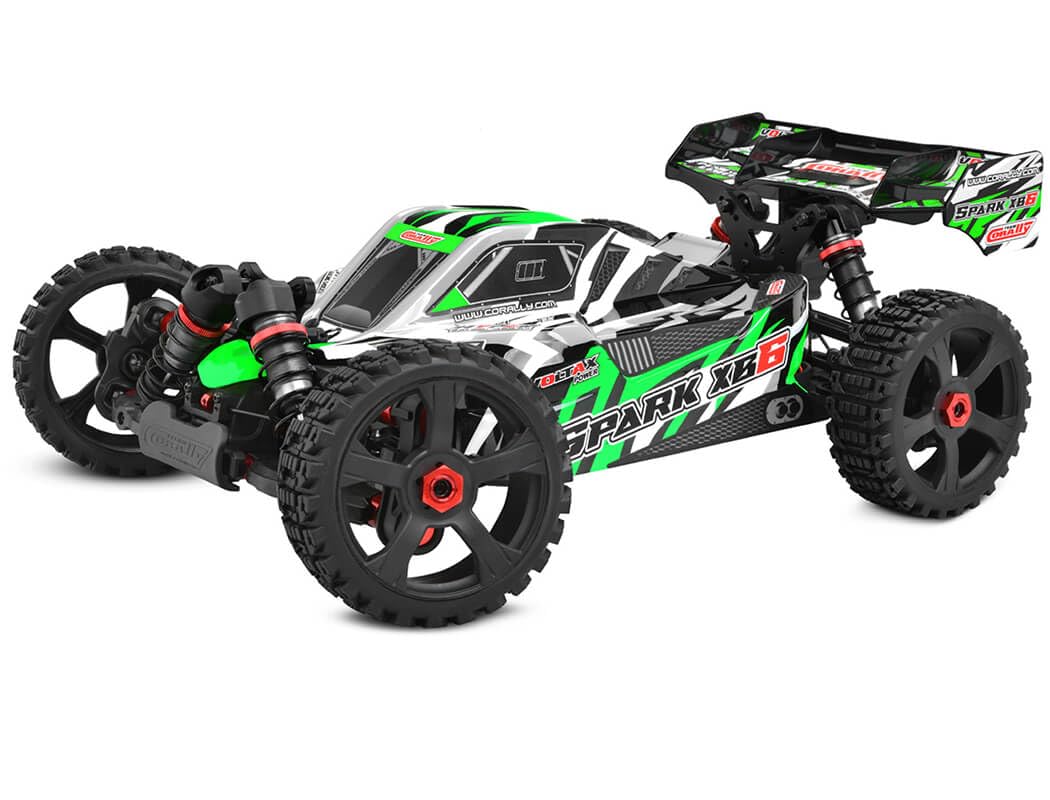 Amazon.com: Corally 00485-G Spark XB6 1/8 6S Basher Buggy