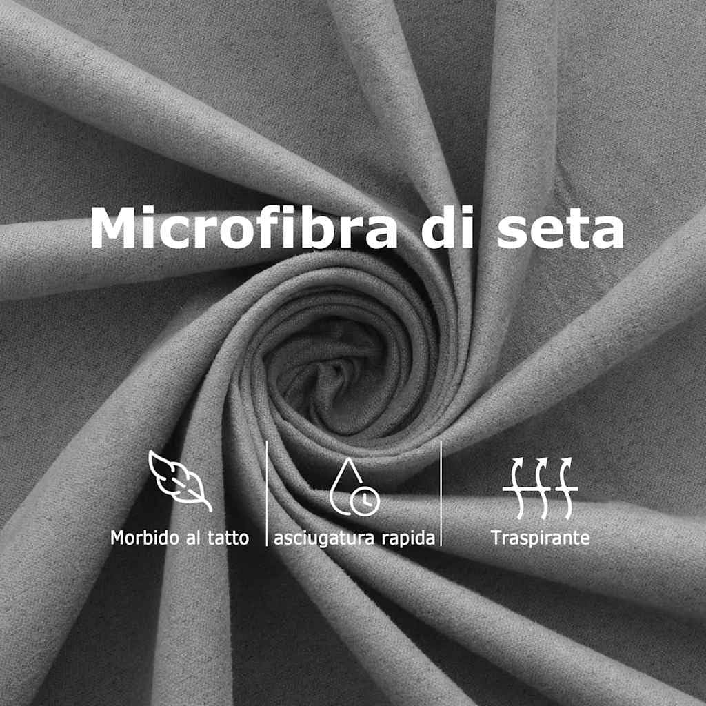 vidaXL Poltrona Reclinabile Massaggiante Marrone Tessuto di Microfibra