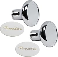 Vista 1 de LOSTAR (par) Perilla de válvula de aire para tractor/remolque compatible con Peterbilt Kenworth Freightliner