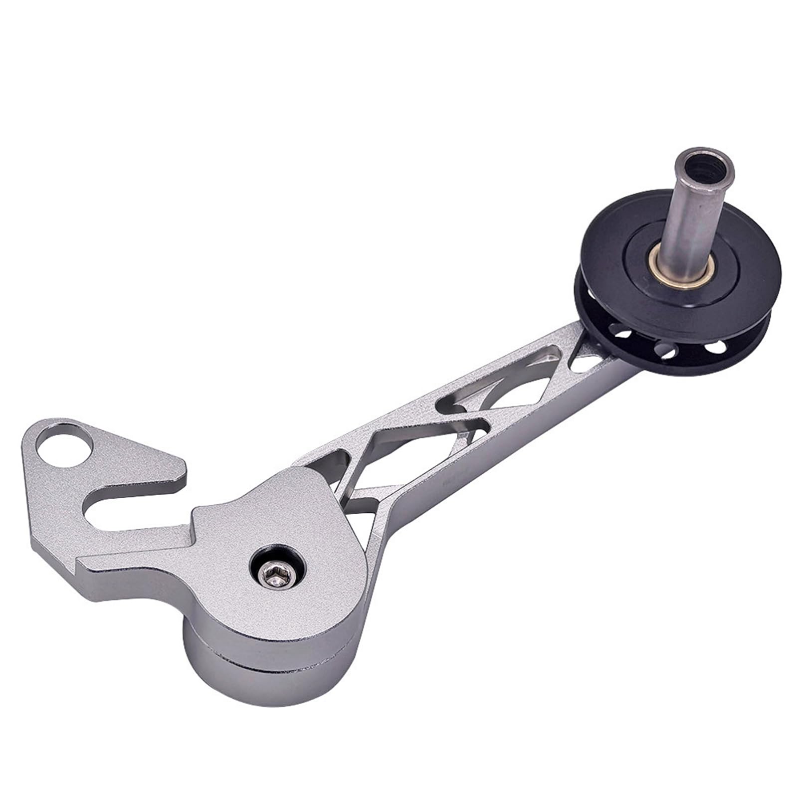 Hintere Führung Kettenspanner 5/6/7 Gang Fahrräder Einsteller Konverter Führung Aluminiumlegierung für Mountain-Falträder Kettenspanner Spannarm