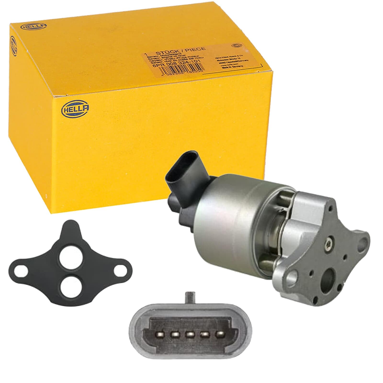 HELLA 6NU 010 171-071 Valvola ricircolo gas scarico-EGR, 12V, elettrico, senza guarnizione | Compatibile con: CITROËN C5 I, C5 I Break, C5 II, C5 II Break, JUMPY I, JUMPY I Kasten, XSARA, XSARA Break, XSARA Coupe
