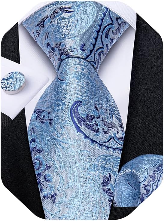 Light Blue Paisley