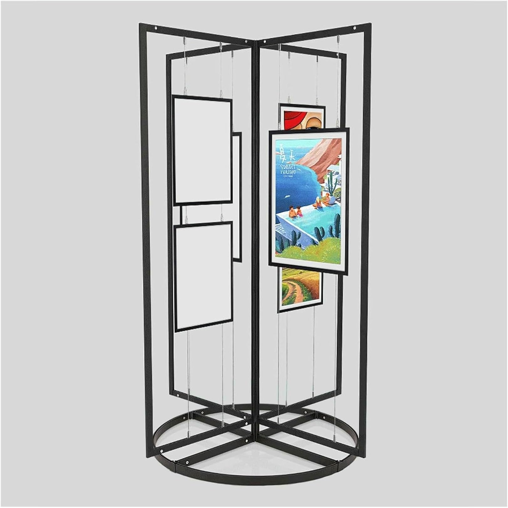 SWENEEN Folding Rack,Freestanding Billboard Exhibition Photography Stand,4pcs-100x200(39.4x78.7in)