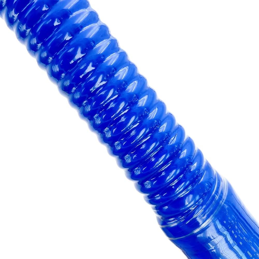 Manguera De Silicona Universal For Coche, Tubo De Radiador De Admisión De Aire Intercooler, Color Azul, 20-75mm ID, 500mm, Con Alambre De Acero(ID 60mm)