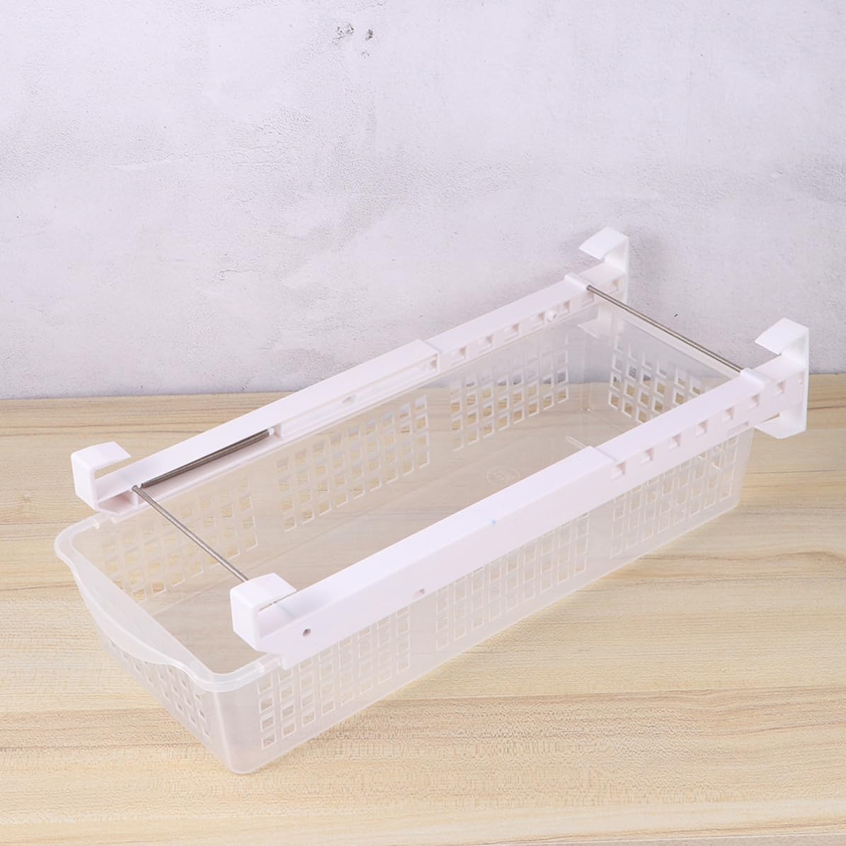 Pull out Egg Tray Clip Basket Organizer for Fridge Kitchen PP
