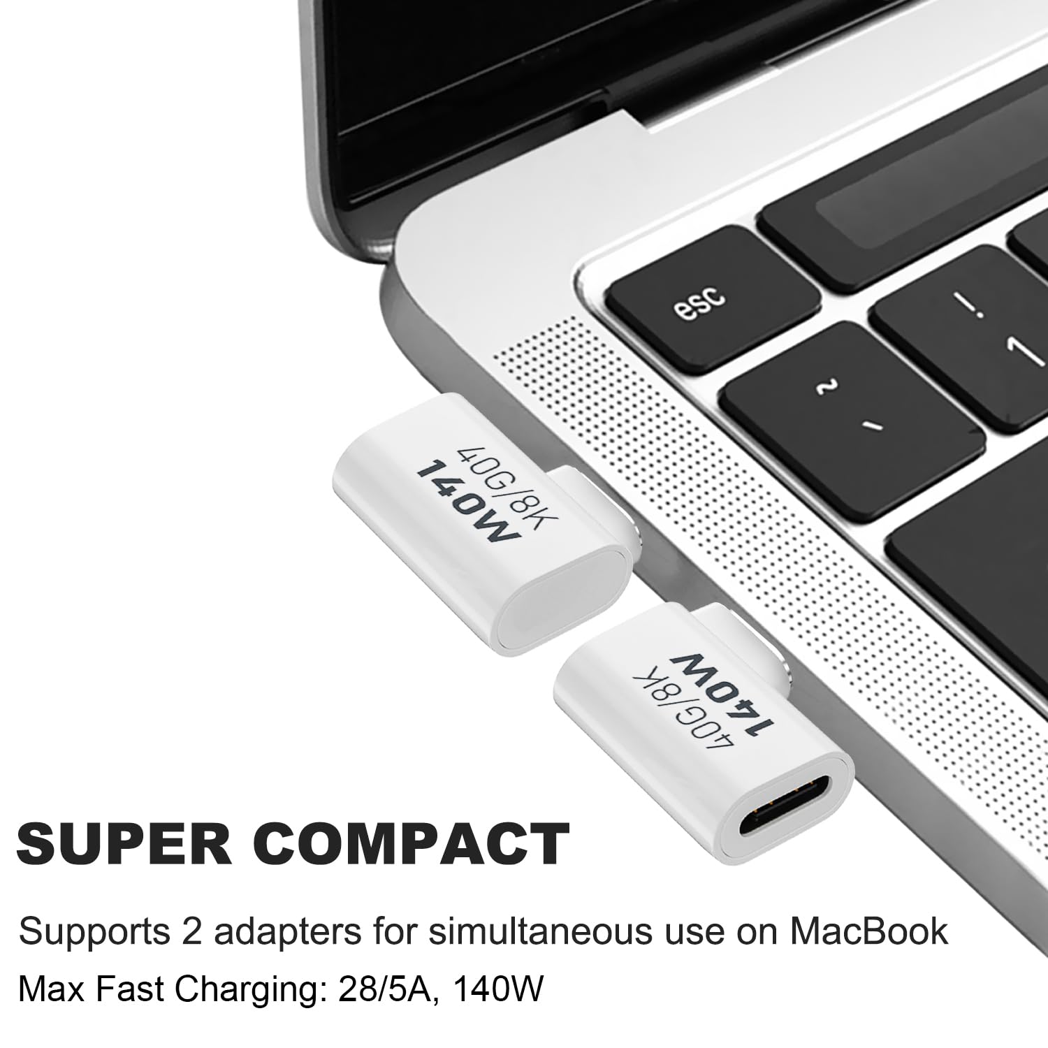 Snapklik.com : AreMe 2 Pack USB C Male To Female Adapter, 90 Degree ...