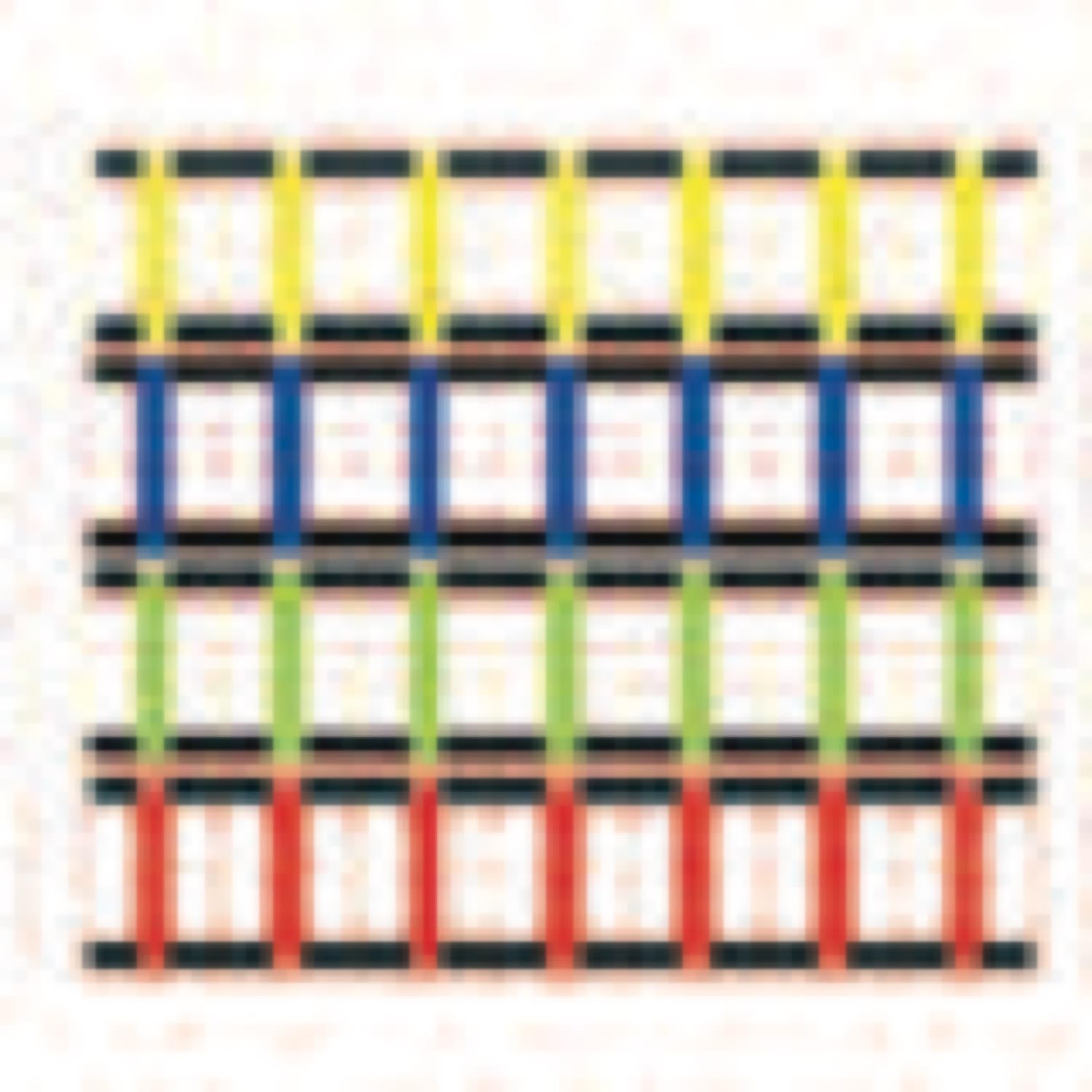 CHAMPION SPORTS - Escalera de Agilidad, Color Rojo, Amarillo, Azul y Verde, 16" de Ancho