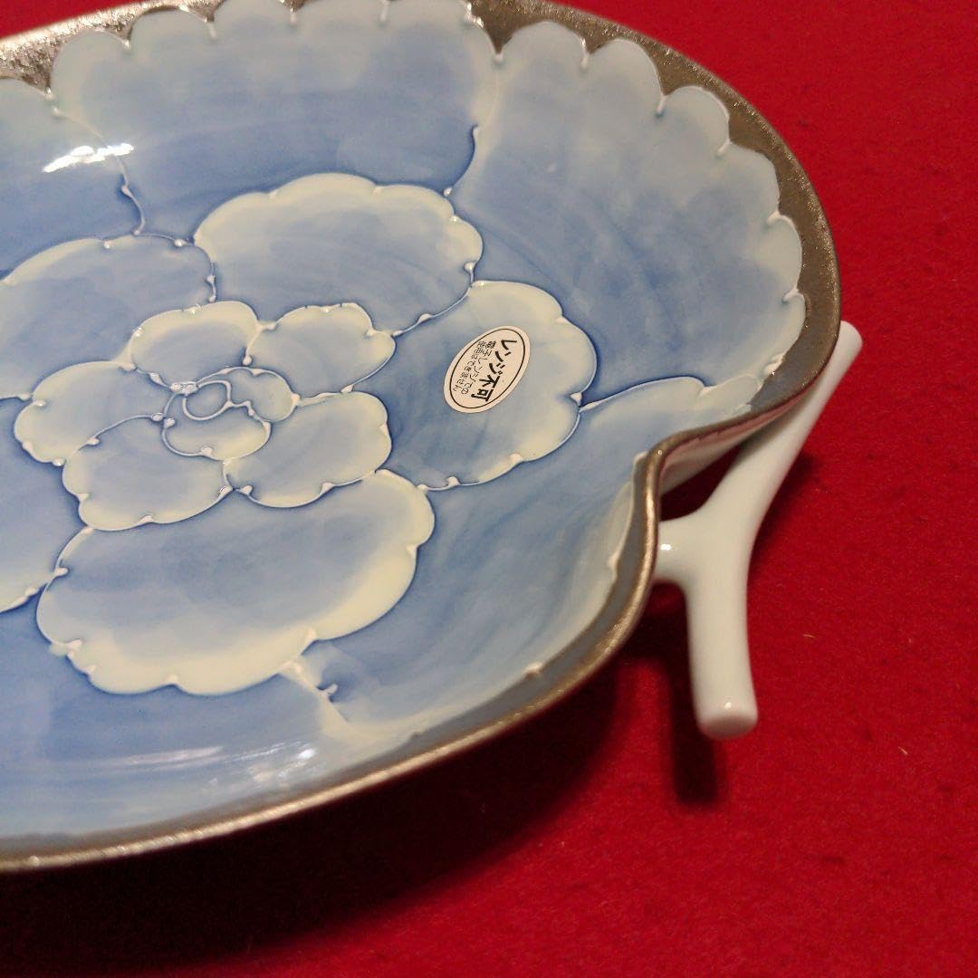 P-764有田焼文山窯プラチナ牡丹りんご皿 未使用保管品 盛り上げプラチナ陽刻 Amazon.co.jp: 有田焼文山窯プラチナ牡丹りんご型皿 : ホーム