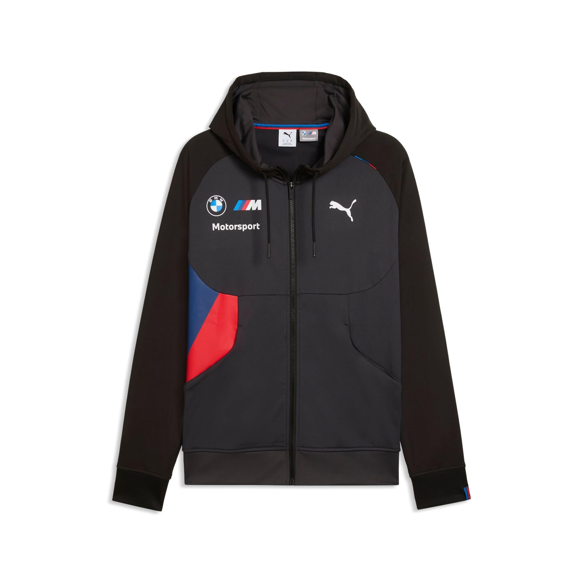 PUMA BMW M Motorsport Men's Team Pumatech Hoodie - Black - Size: L